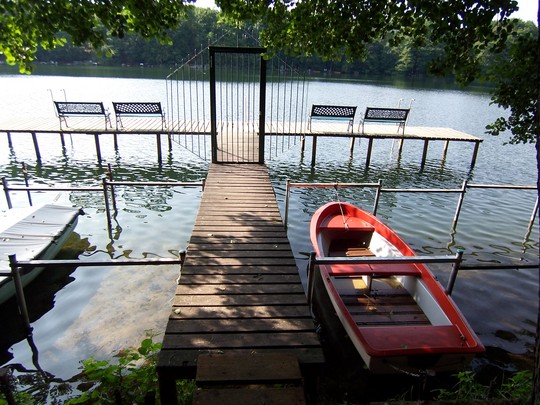 Bootssteg am Üdersee