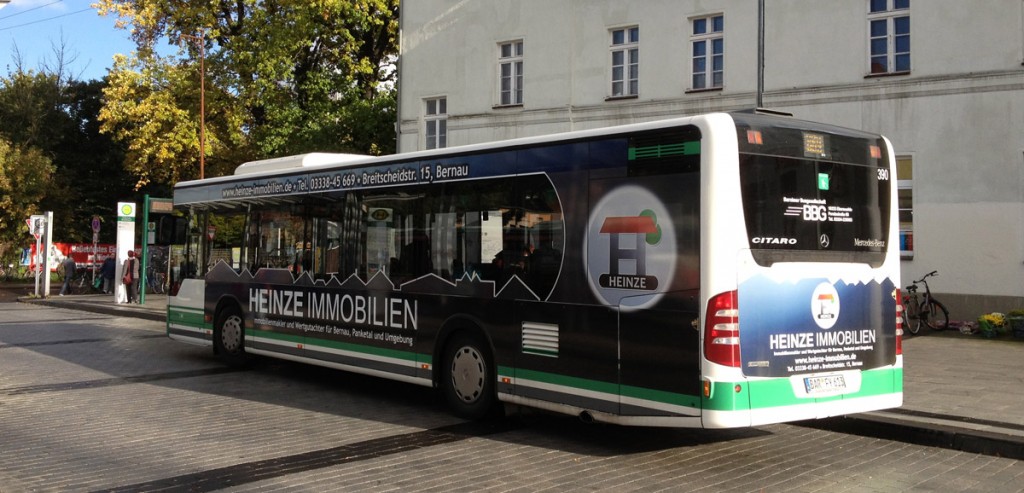 Heinze Immobilien: Nun auch mit Bus