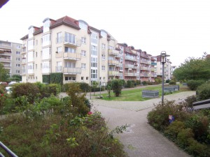 Blick vom Balkon