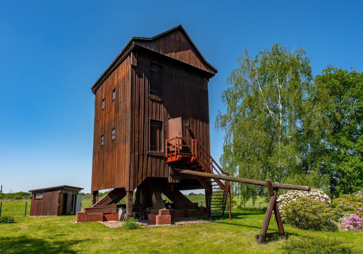 Besondere Immobilie: Bockwindmühle in Schönerlinde zu verkaufen